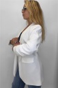 blazer con manica arricciata london